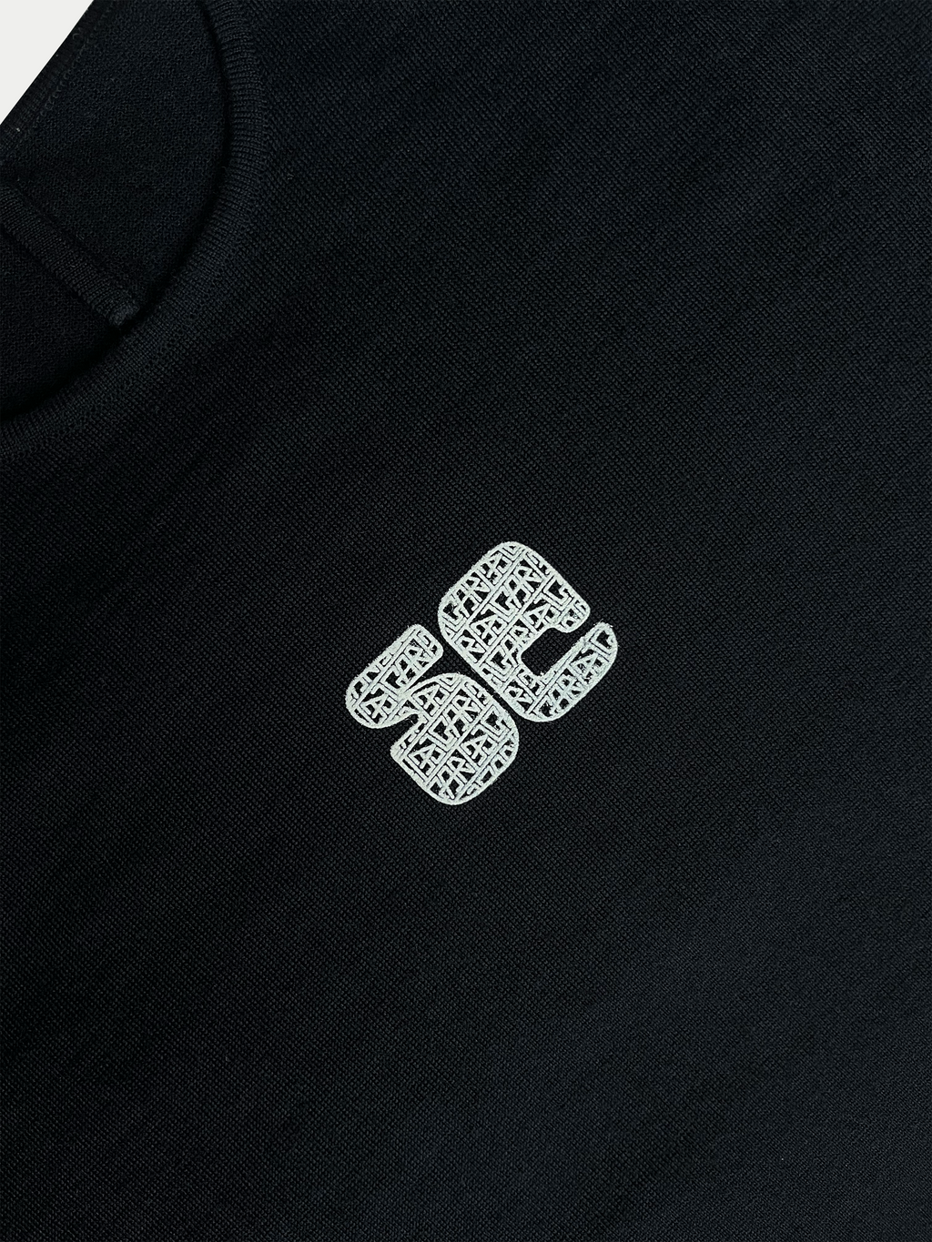 T-shirt vintage 60’s en maille noire Sehama X Pulgar