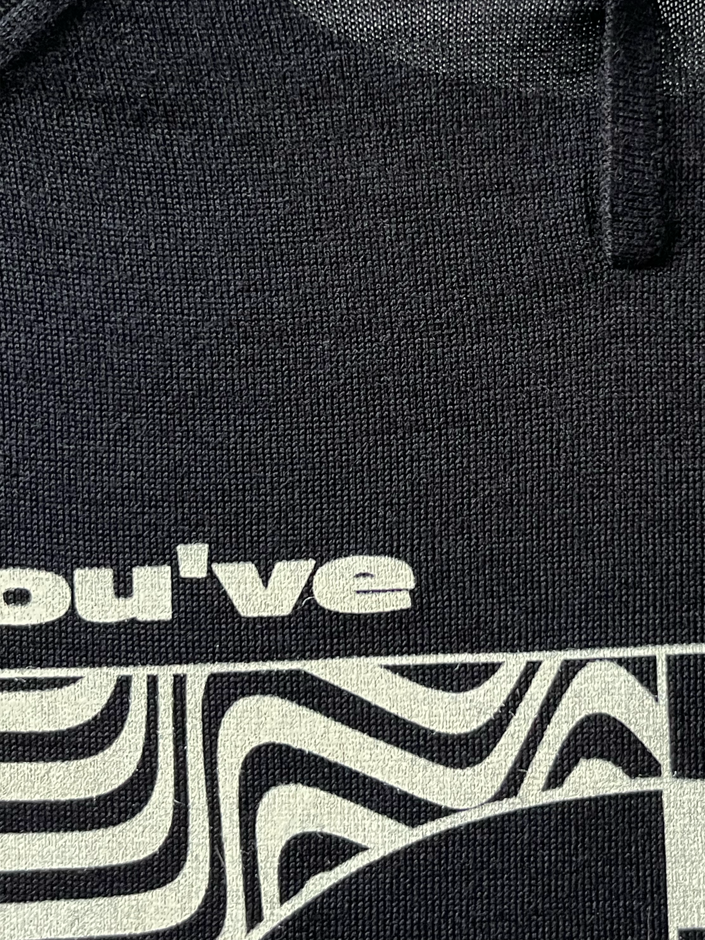 T-shirt vintage 60’s en maille noire Sehama X Pulgar