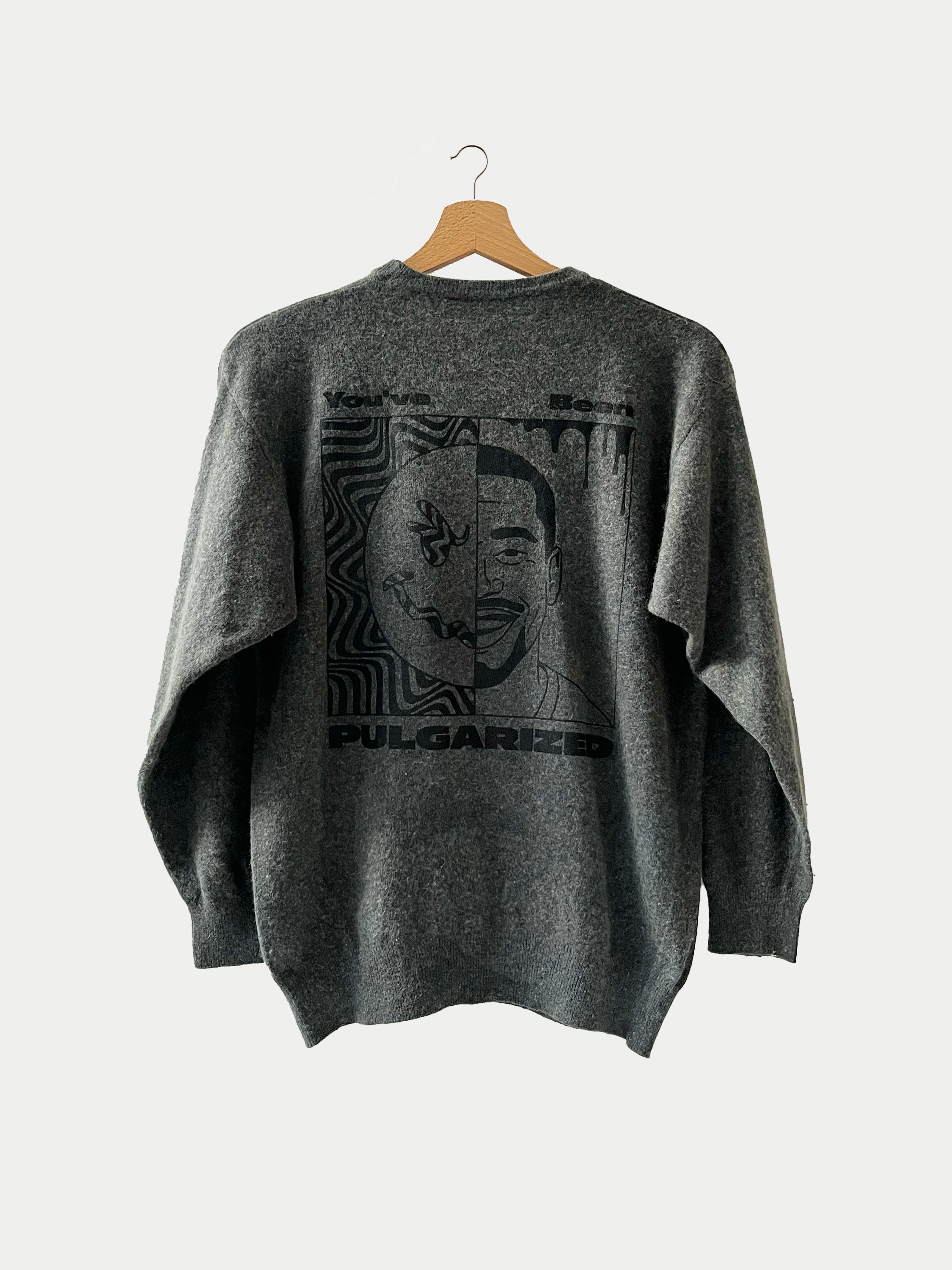 Pull gris angora vintage 80’s Sehama X Pulgar