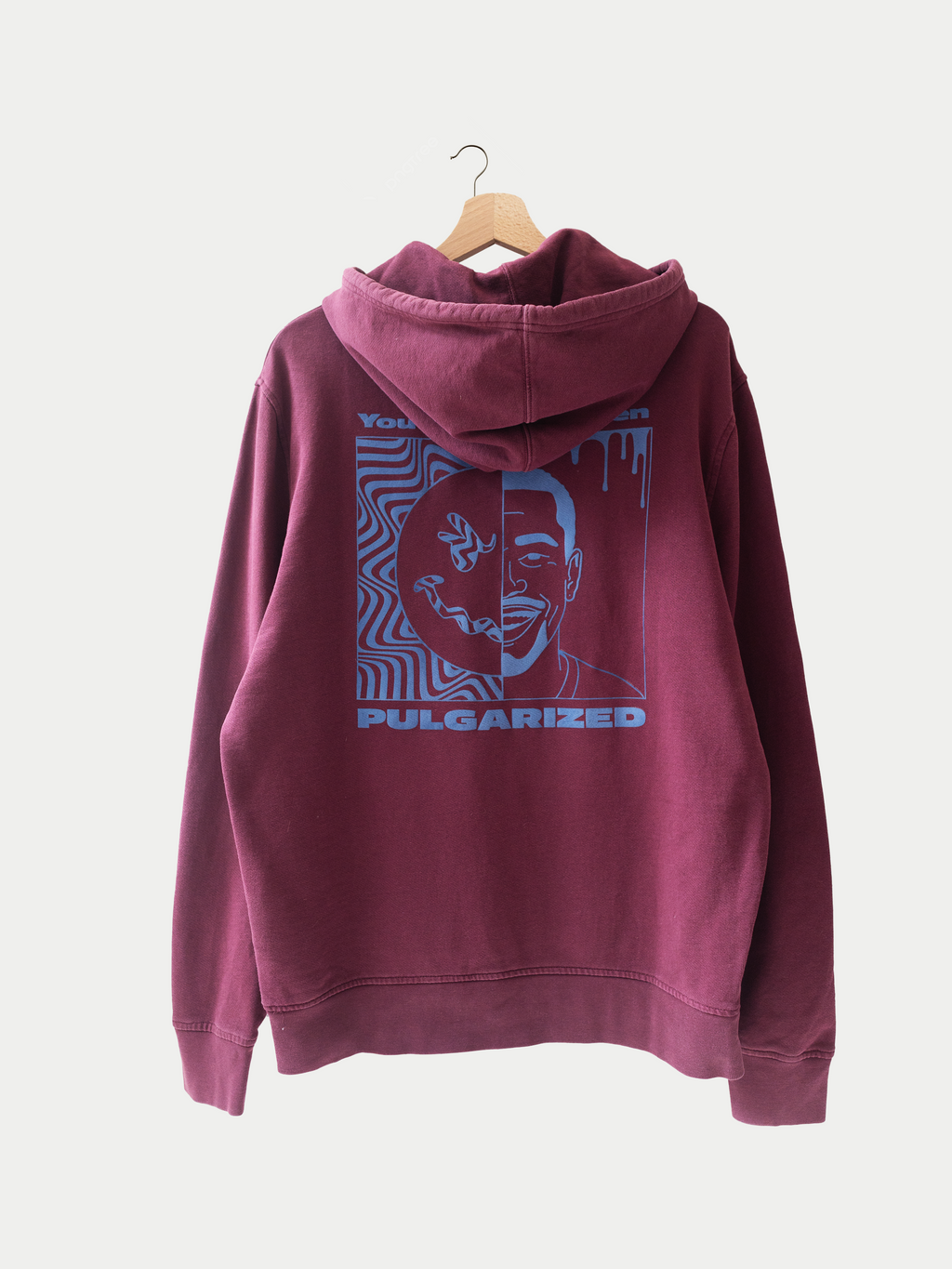 Hoodie bordeaux en coton Levi’s Sehama X Pulgar