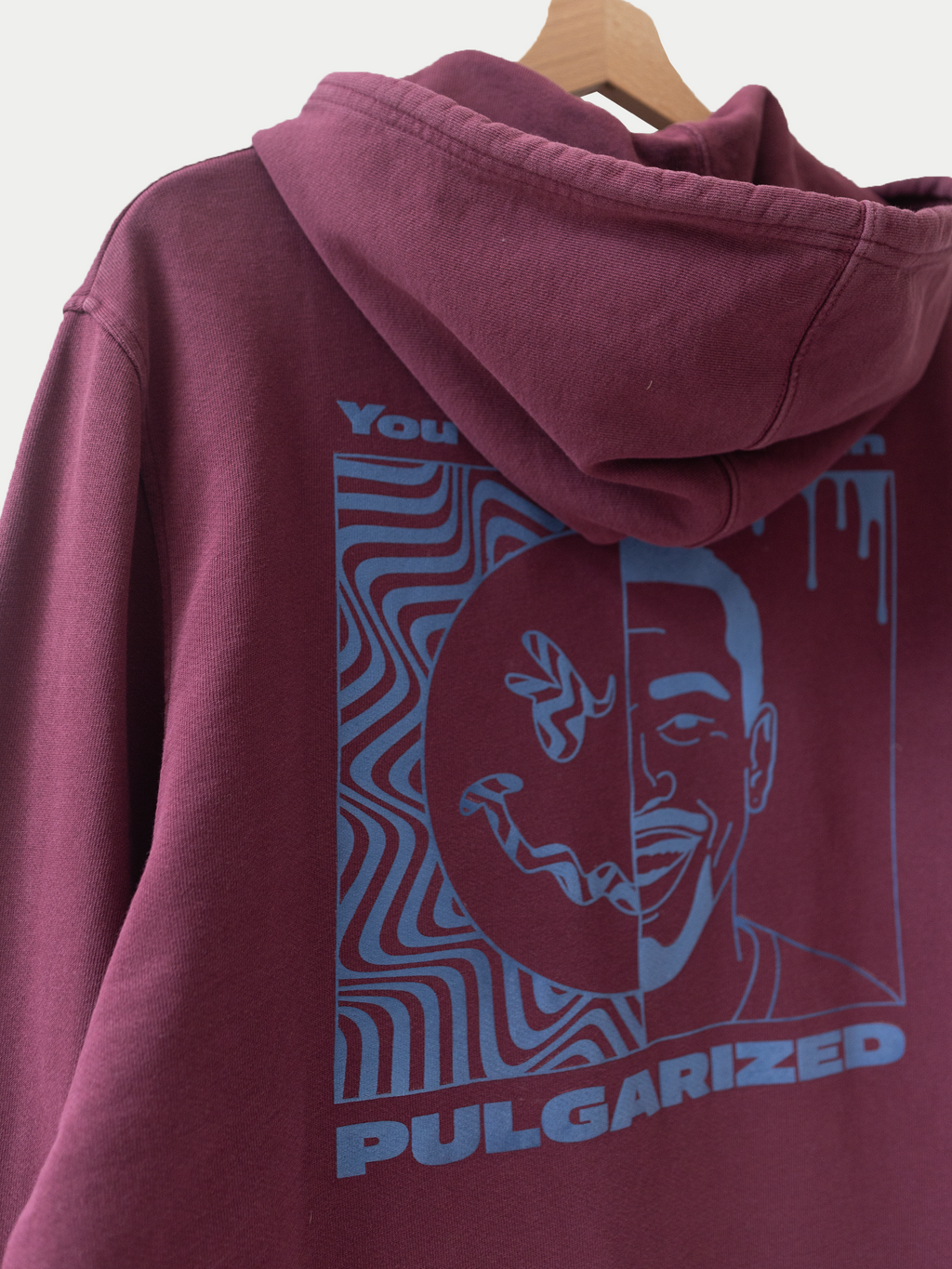 Hoodie bordeaux en coton Levi’s Sehama X Pulgar