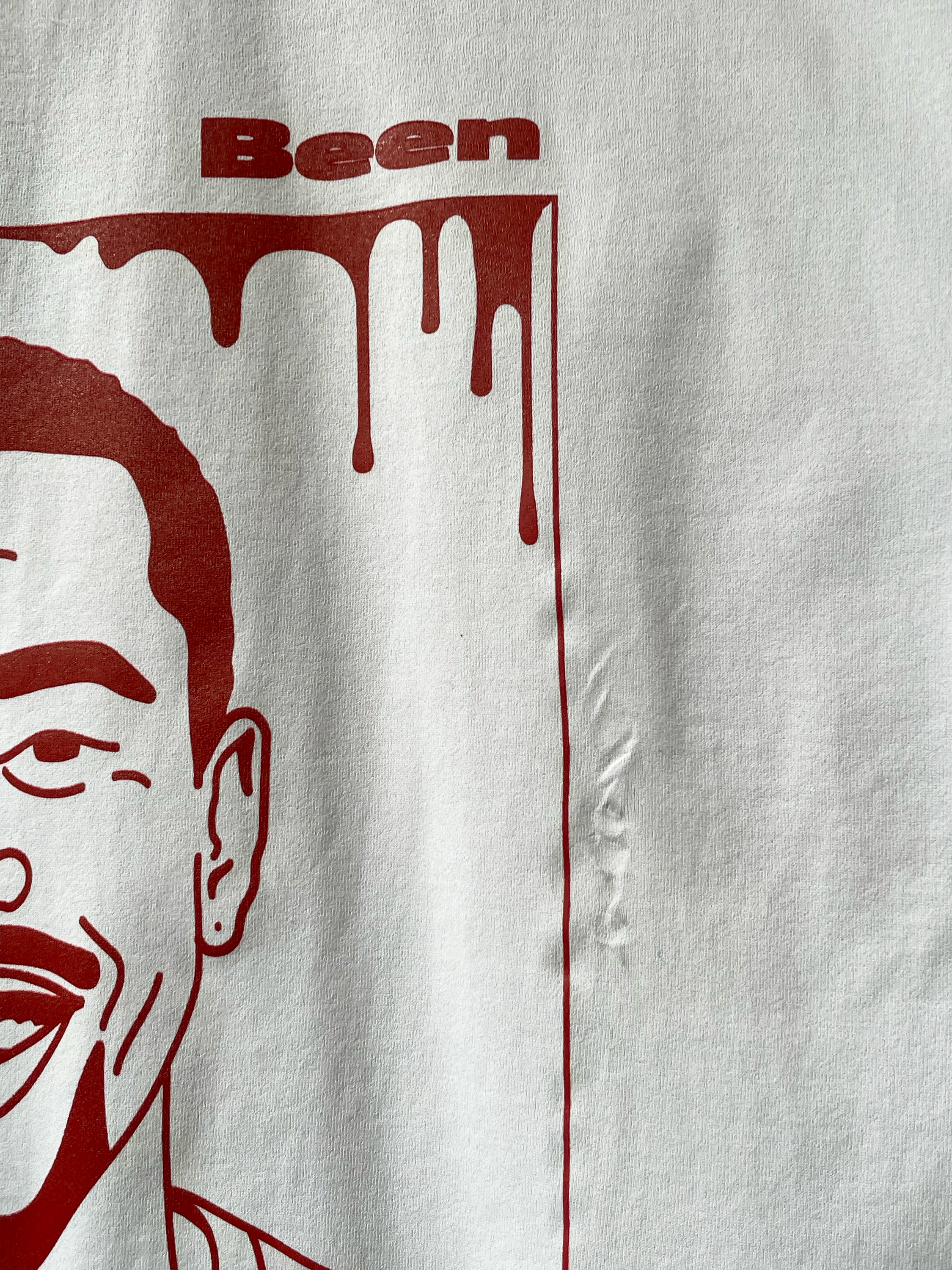 T-shirt blanc et rouge stretch Sehama X Pulgar