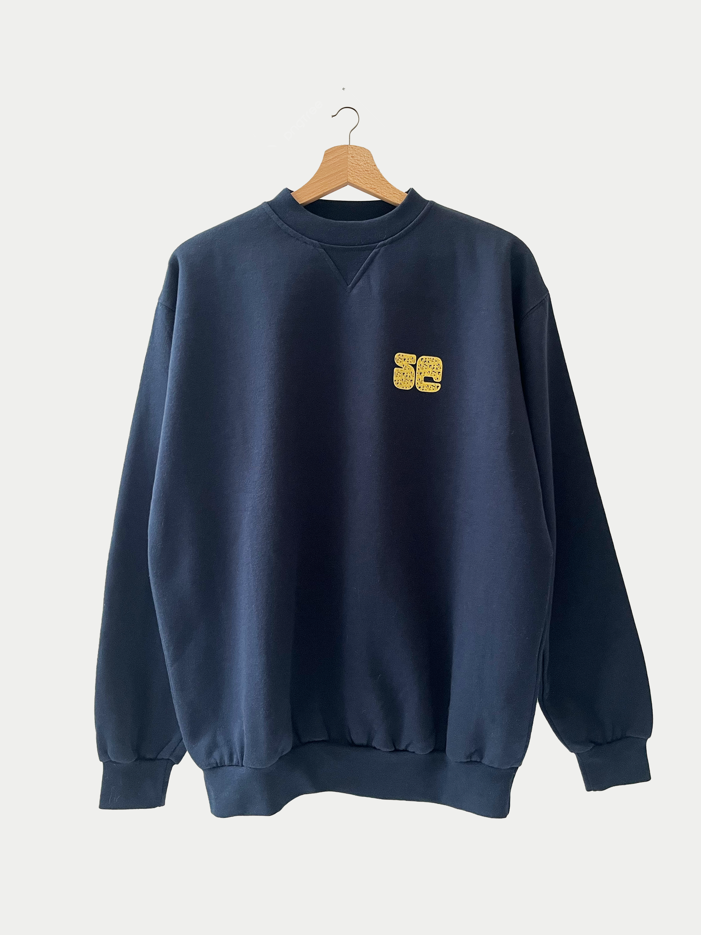 Sweat Crew Neck bleu foncé Sehama X Pulgar