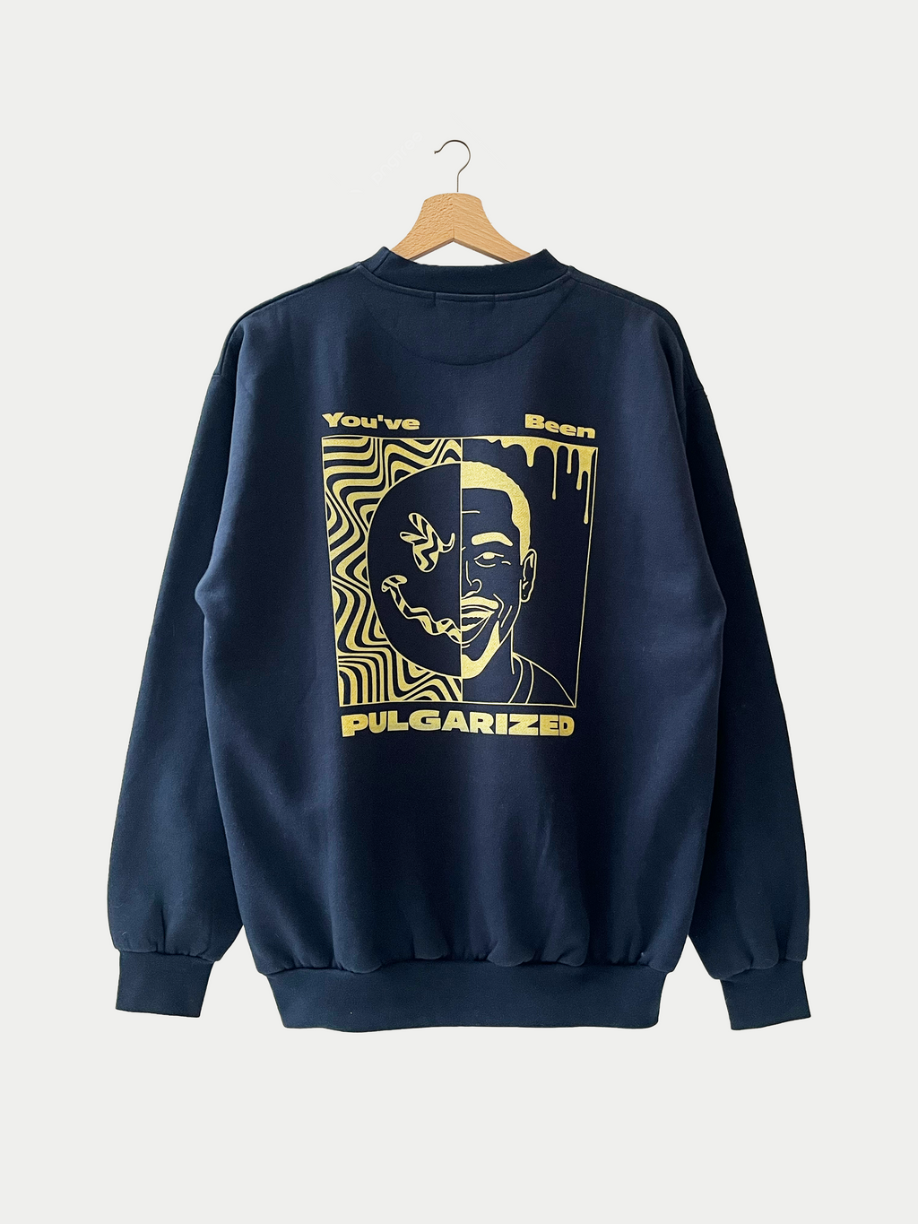 Sweat Crew Neck bleu foncé Sehama X Pulgar