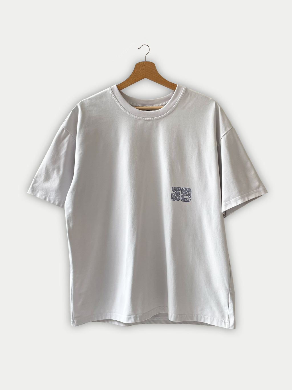 T-shirt blanc et bleu stretch Sehama X Pulgar