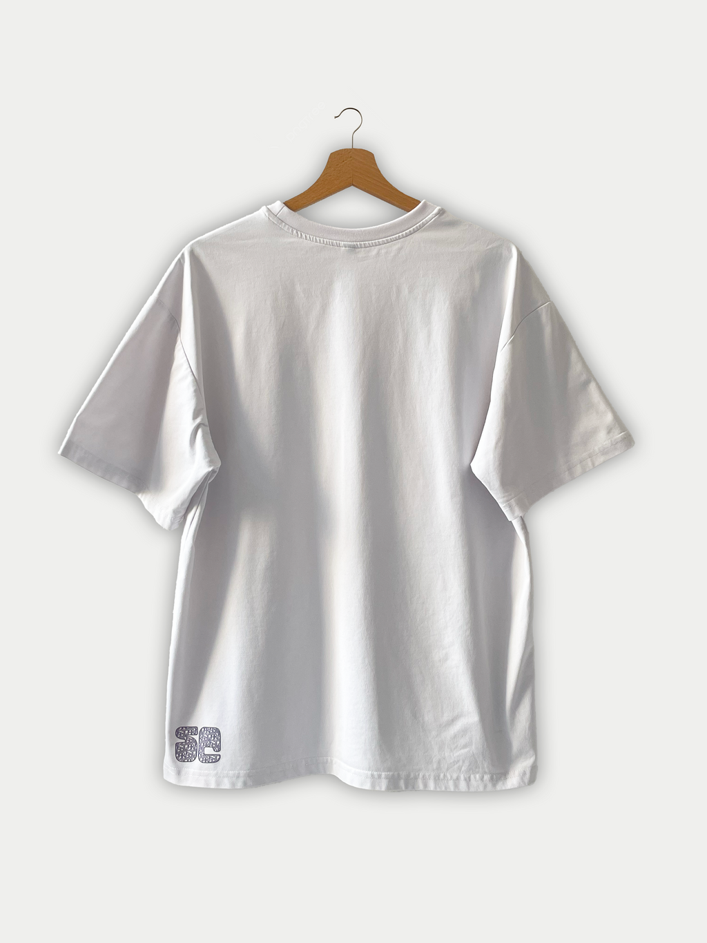 T-shirt blanc stretch design à l’avant Sehama X Pulgar