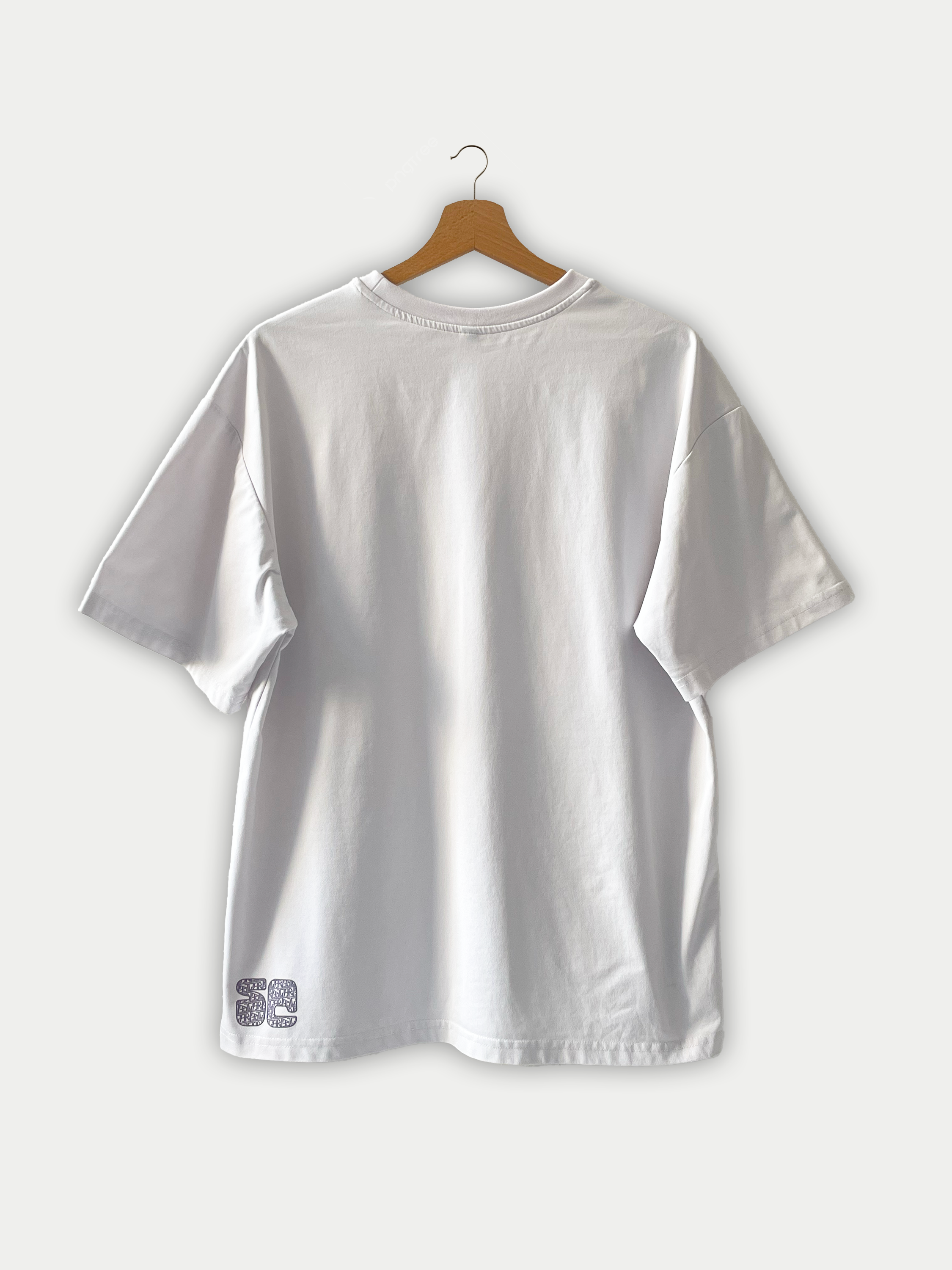 T-shirt blanc stretch design à l’avant Sehama X Pulgar