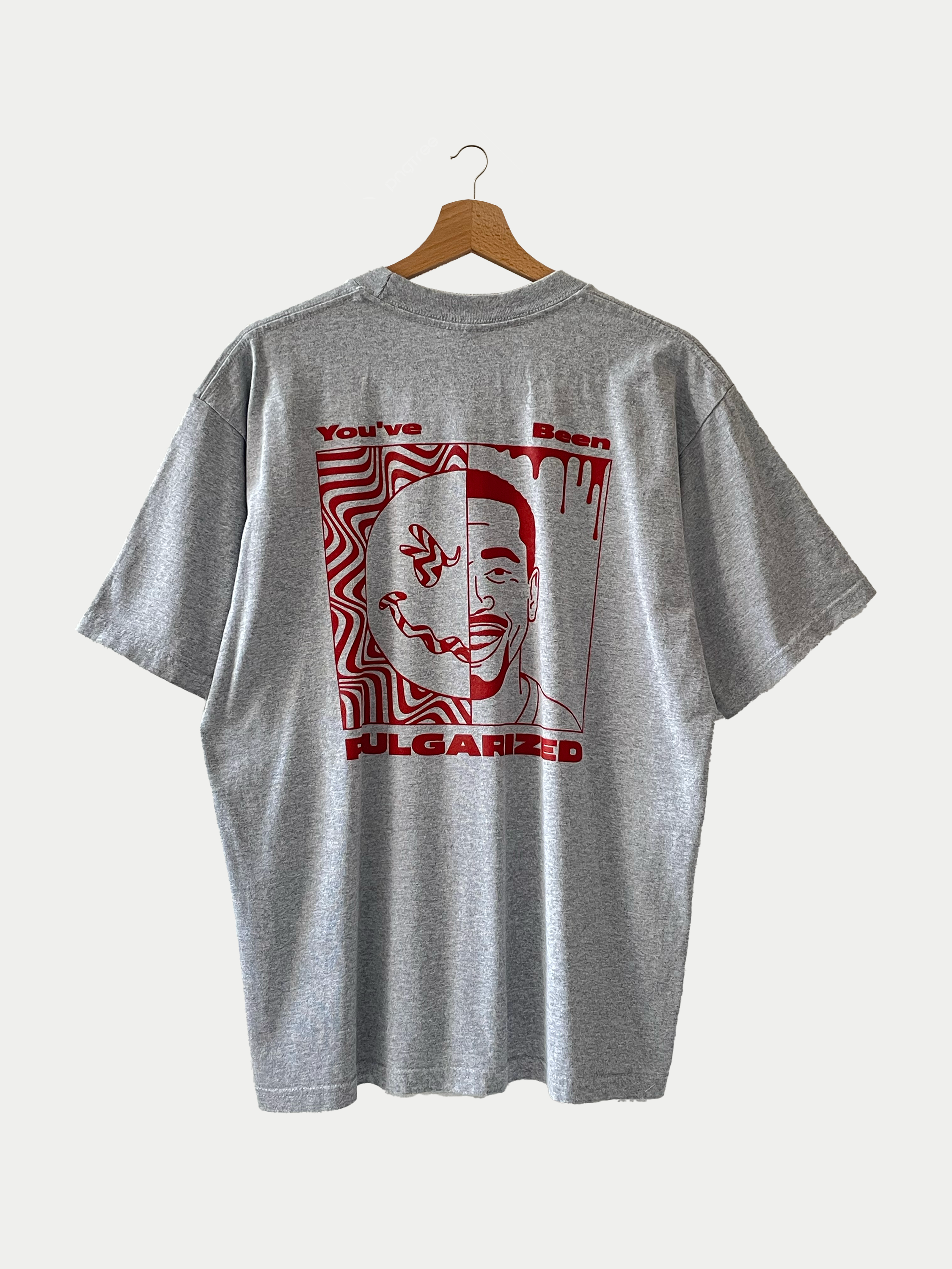 T-shirt gris et rouge Proclub Sehama X Pulgar