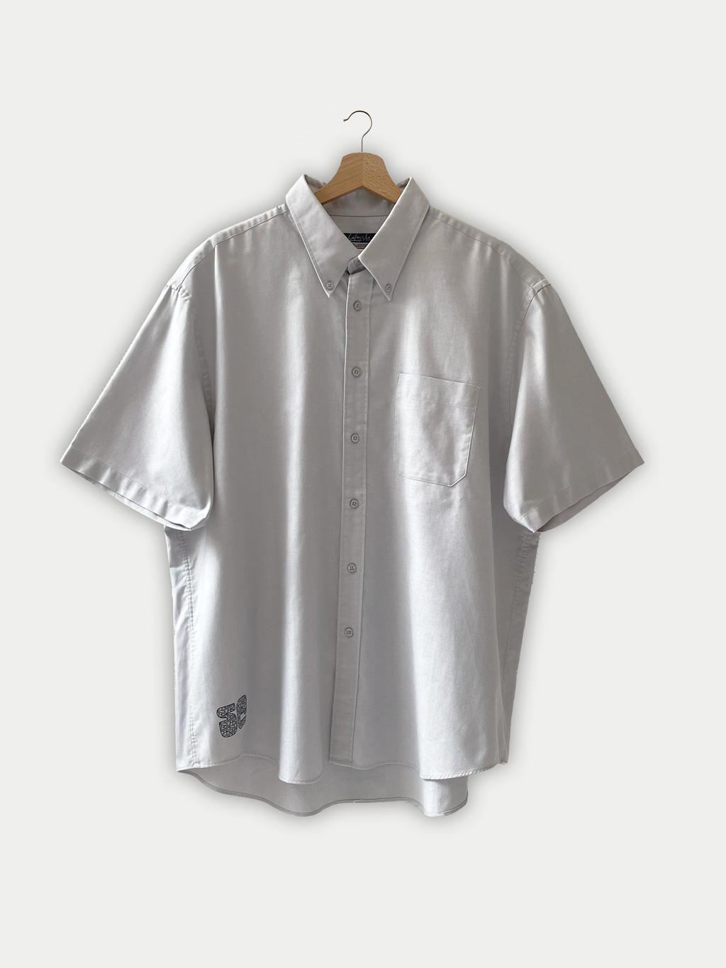 Chemise gris clair oversized Sehama X Pulgar