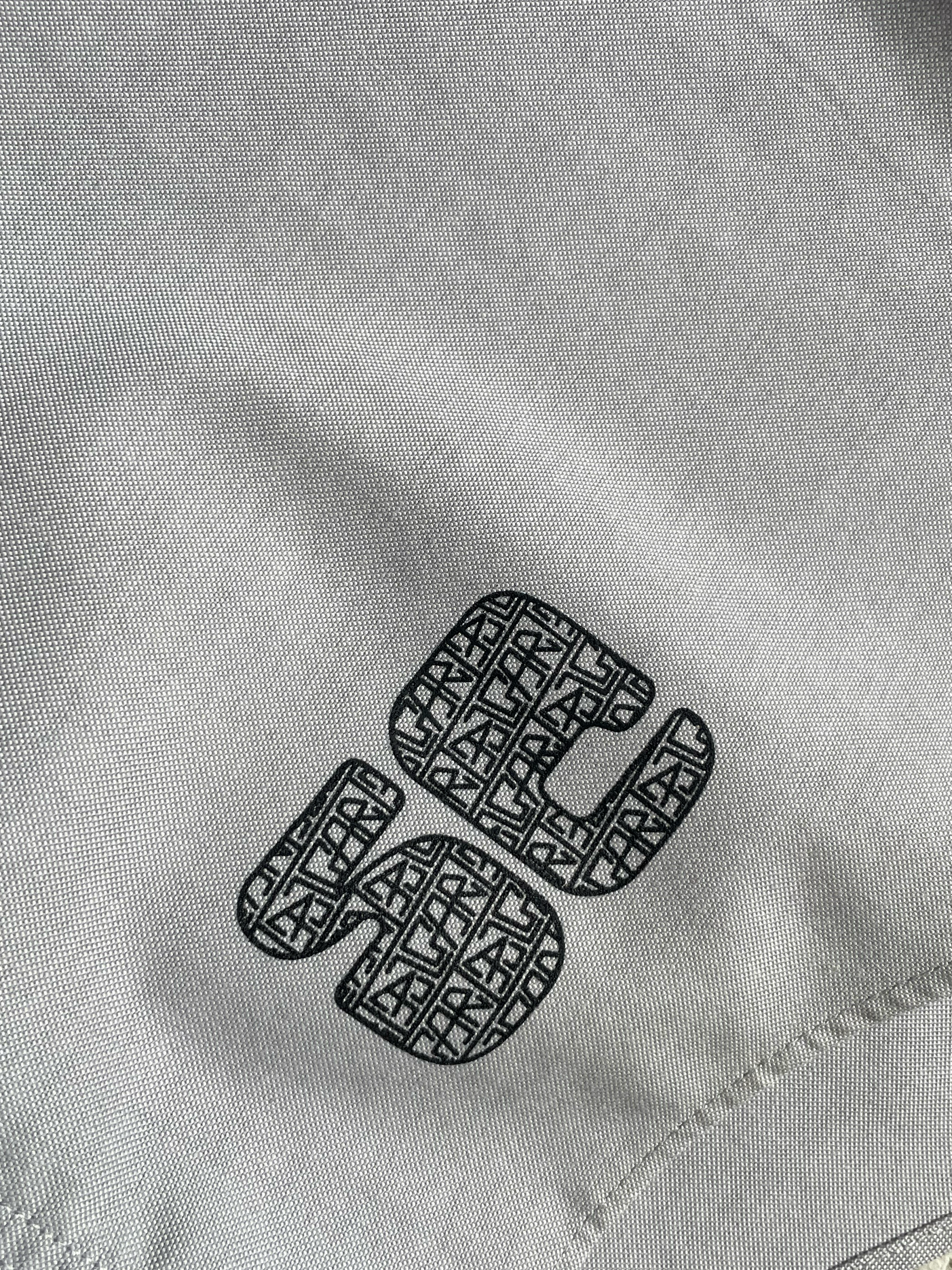 Chemise gris clair oversized Sehama X Pulgar