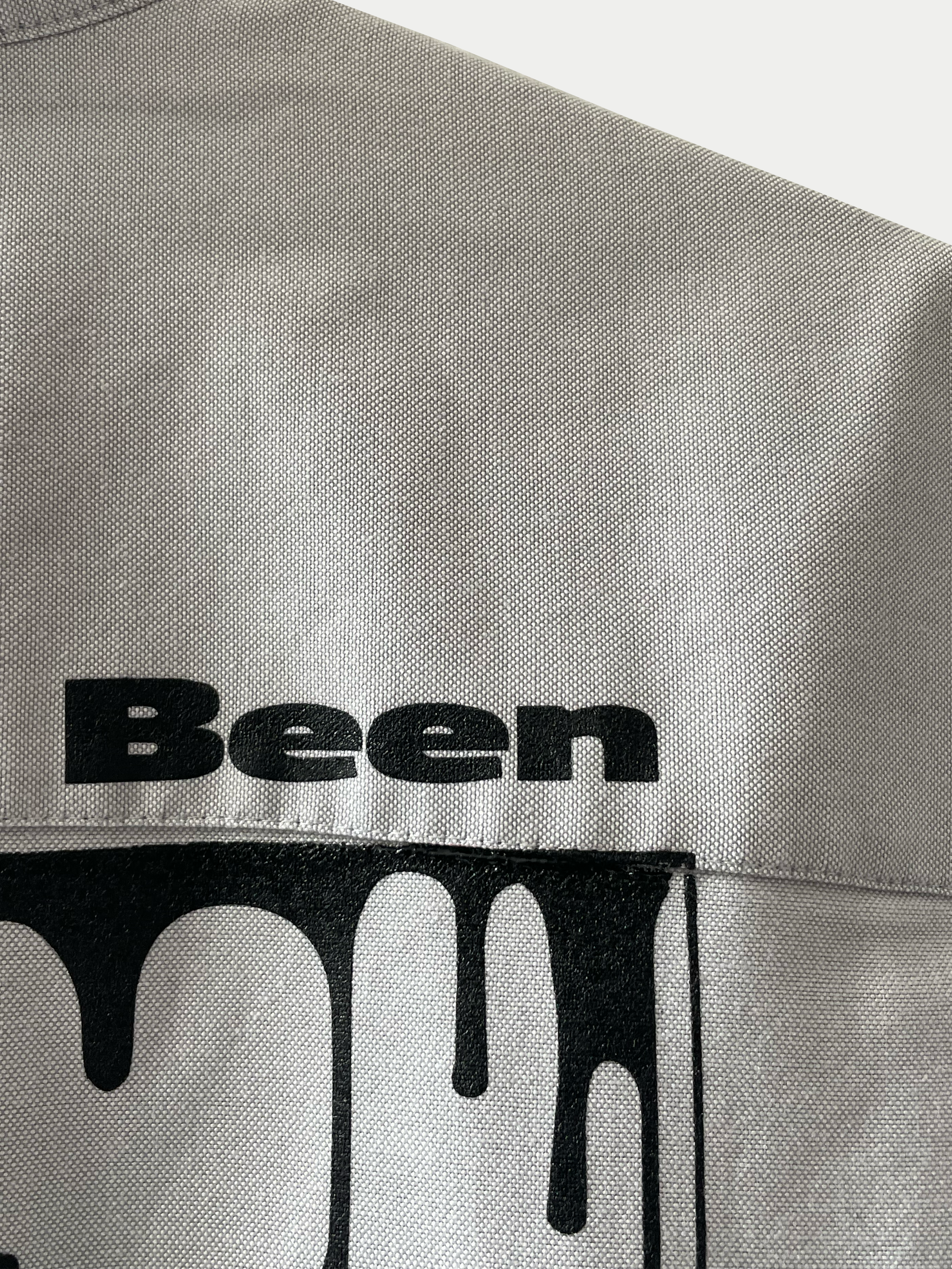 Chemise gris clair oversized Sehama X Pulgar