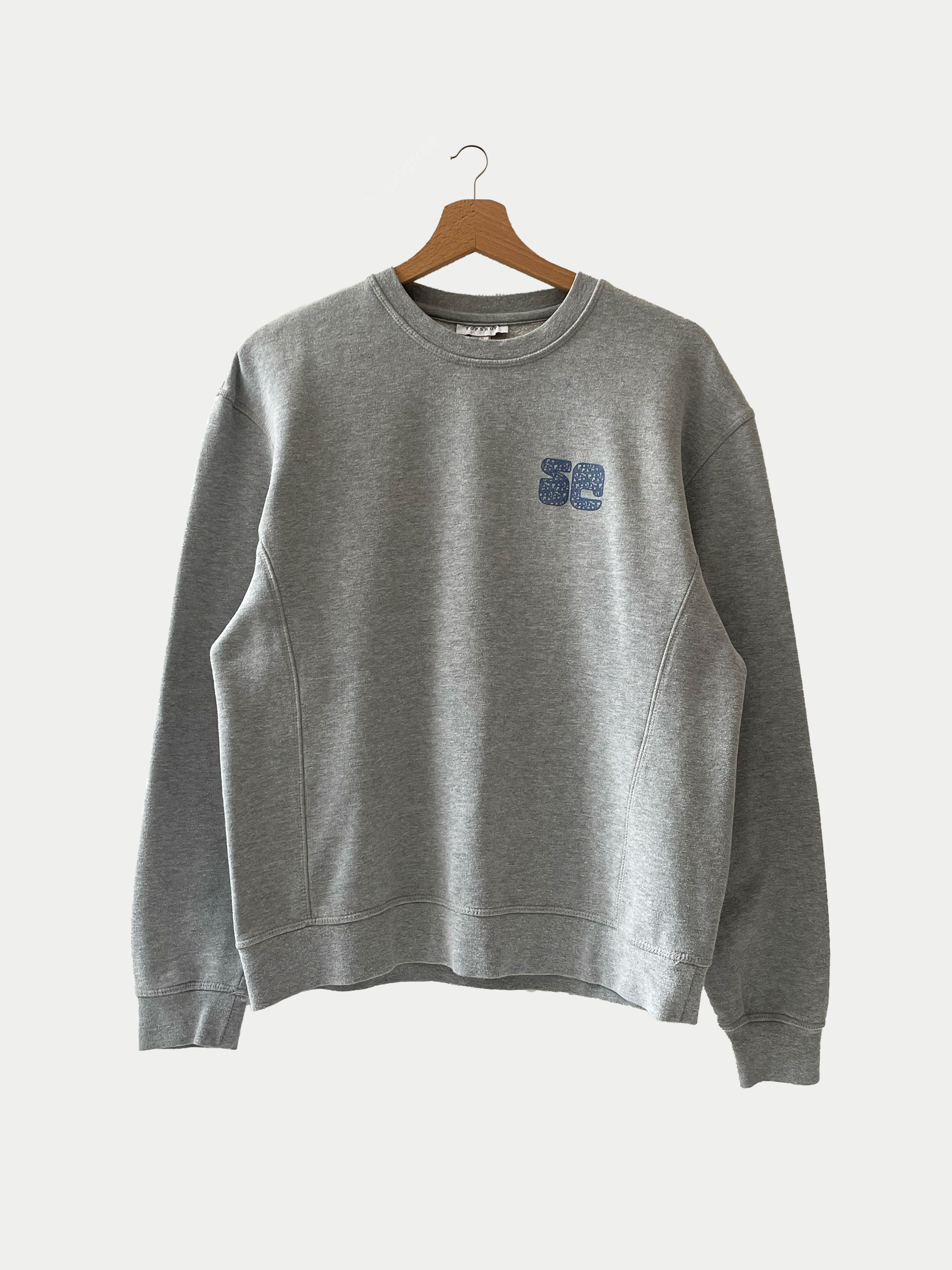 Sweat gris Crew Neck coupe droite Sehama X Pulgar