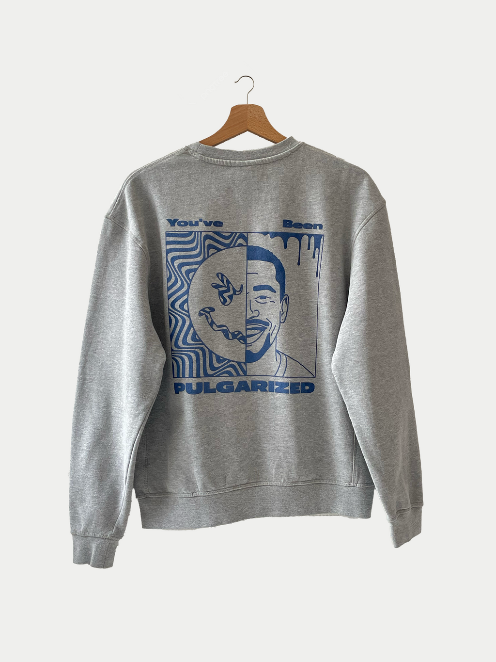 Sweat gris Crew Neck coupe droite Sehama X Pulgar