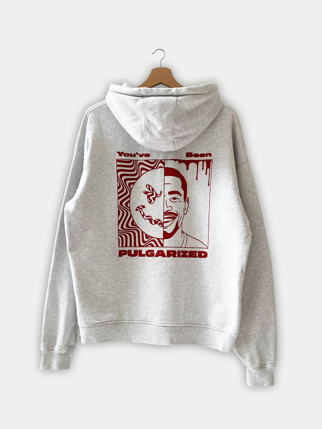 Hoodie gris clair Sehama X Pulgar