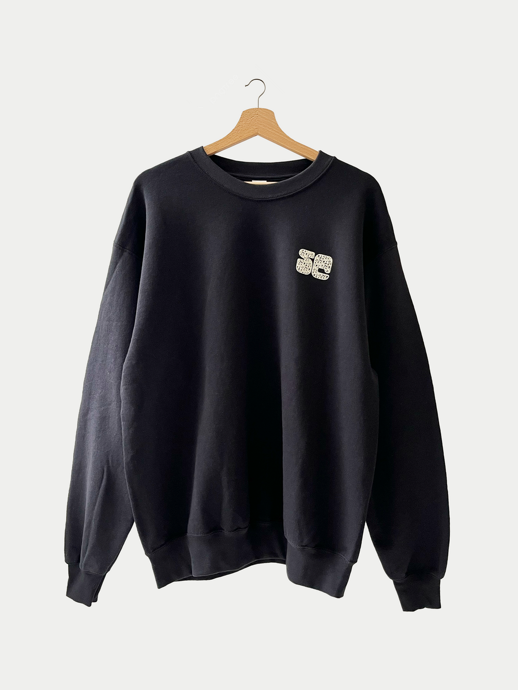 Sweat noir Crew Neck Sehama X Pulgar