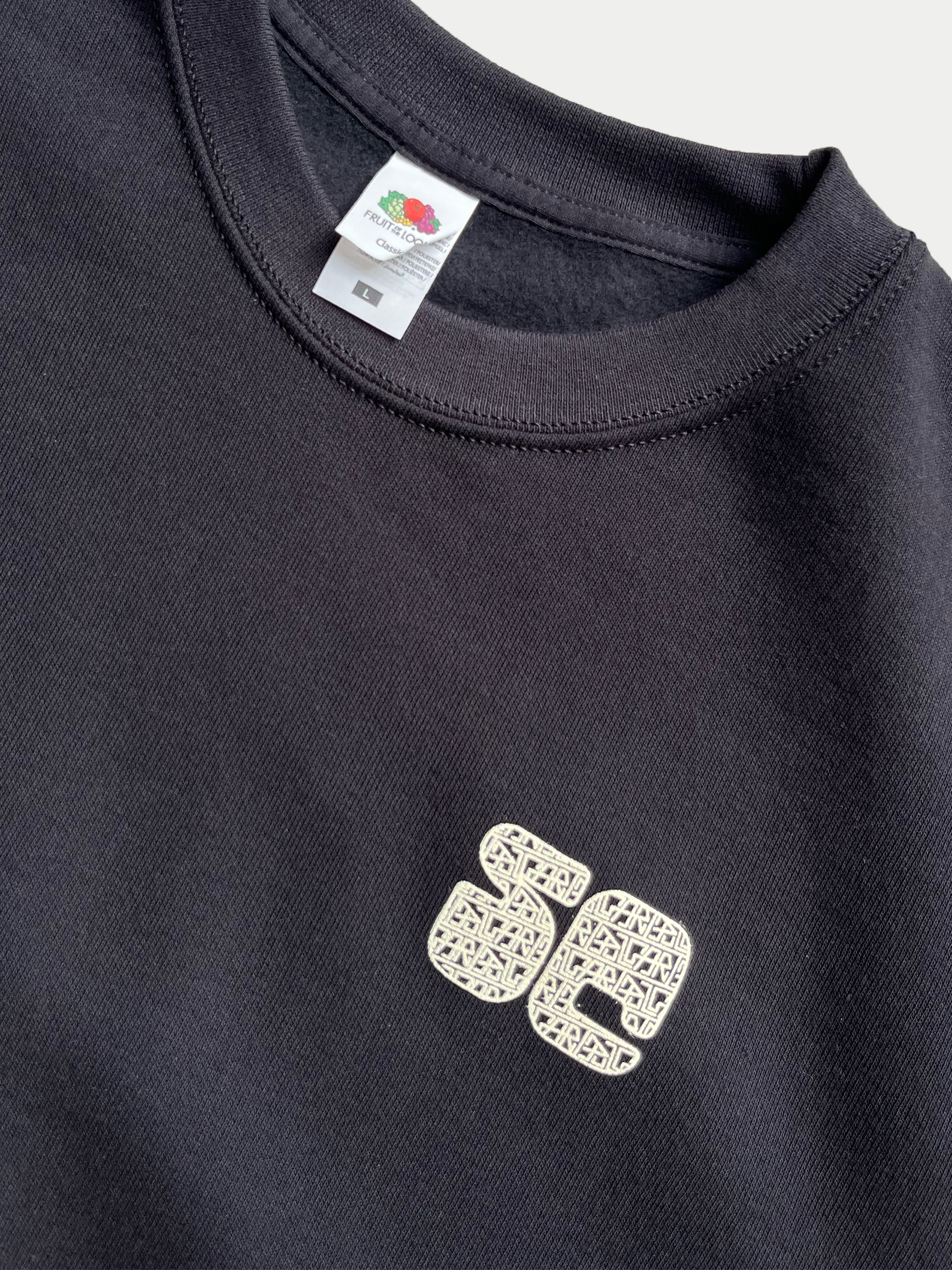 Sweat noir Crew Neck Sehama X Pulgar