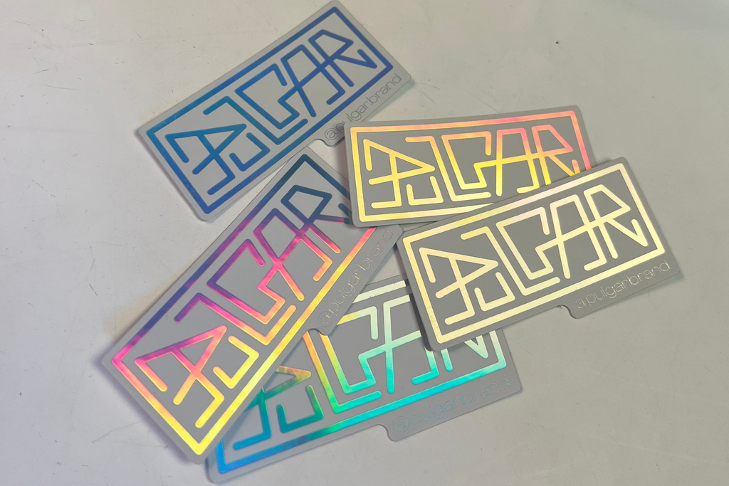 Lot de 5 stickers holographiques
